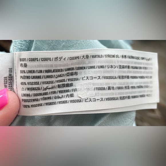 Abercrombie & Fitch bundle of 2 linen/viscose blend fully lined pull on shorts;M - Picture 10 of 10